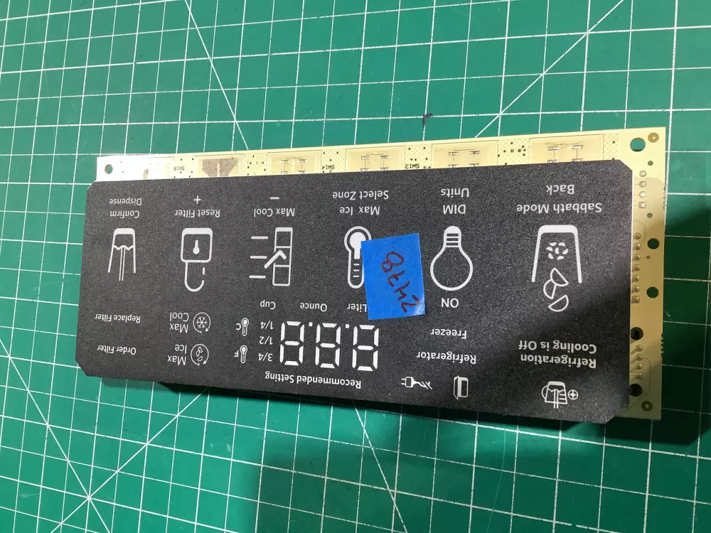 Whirlpool W10623100 Refrigerator Dispenser Control Board AZ149042 | NR2478