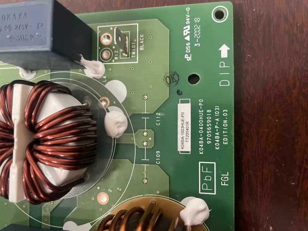  Fujitsu K04BA-1003HUE-P0 Ac Control Board AZ44937 | KM671