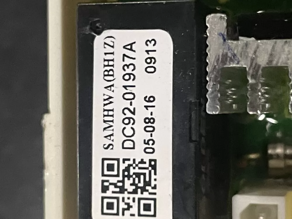 Samsung DC92 01937A Washer Control Board AZ26748 | wmv223