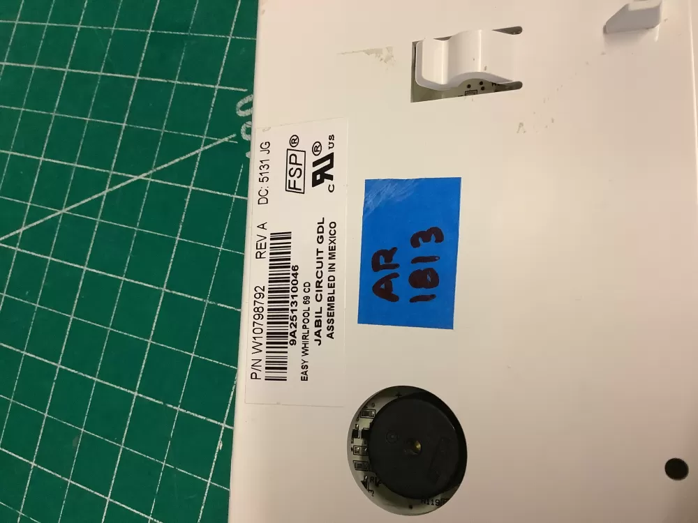 Whirlpool Refrigerator User Interface Control Board AZ204878 | AR1813