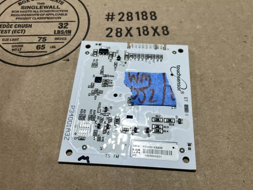 Whirlpool Maytag Touchsensor P34001A3Z Washer Control Board  AZ70832 | Wm1052