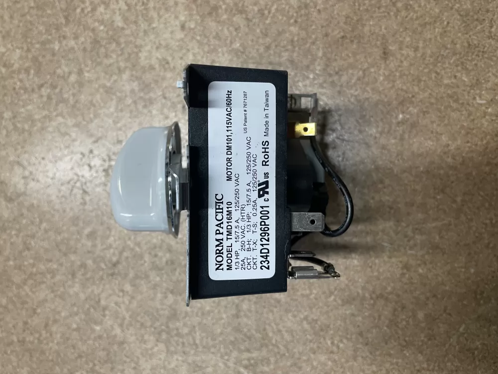 GE TMD16M10 234D1296P001 Dryer Timer AZ8308 | KM1537