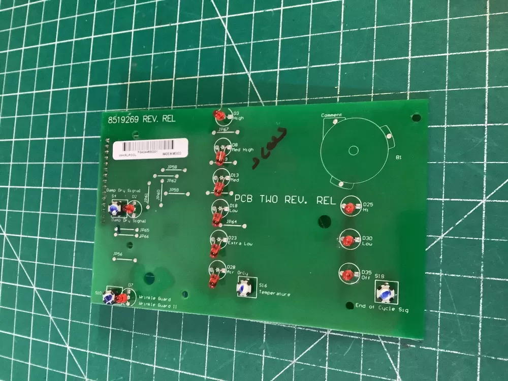   WP8529879 8519269 Dryer Control Board