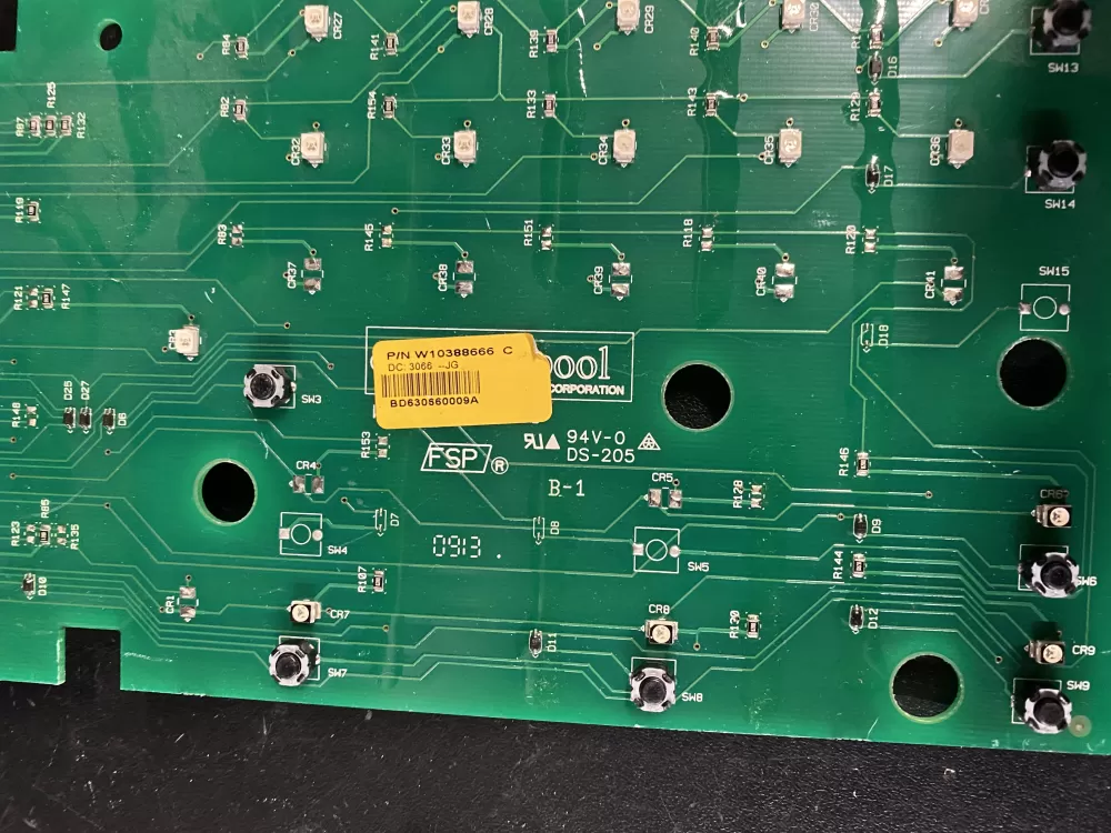 Maytag Whirlpool W10388666 Dryer Control Board AZ4868 | BK1217