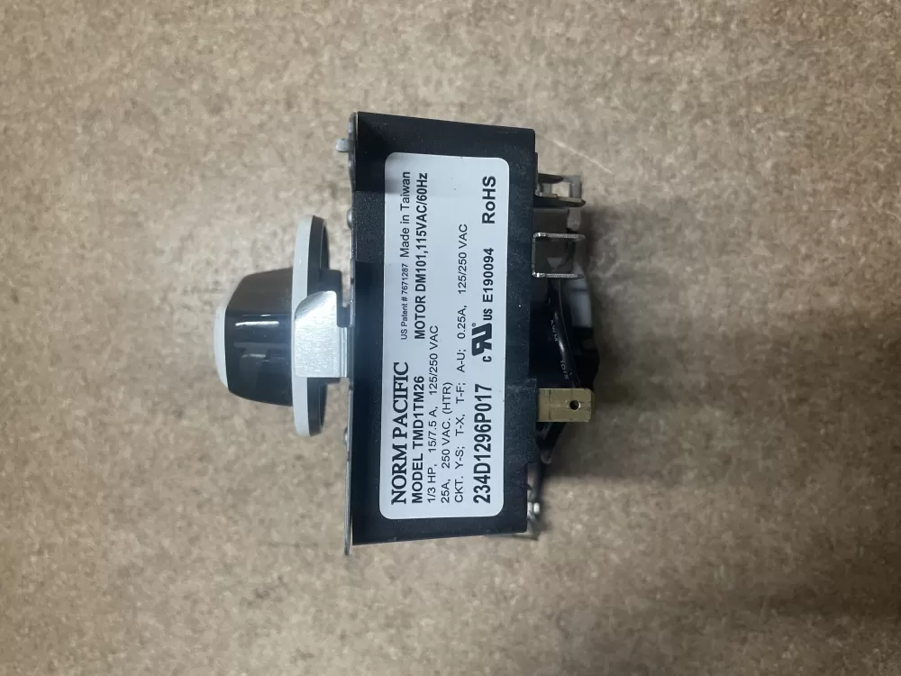 Kenmore  General Electric WE4M521 WE04X22654 PS11721520 234D1296P017 Dryer Timer