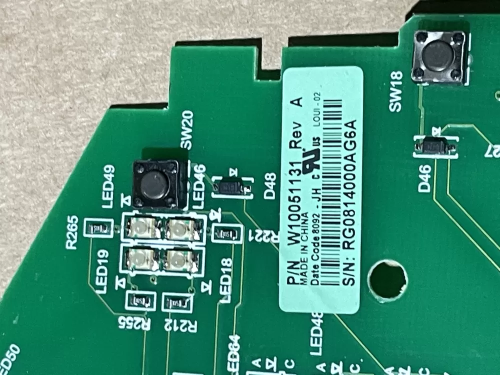 Whirlpool Maytag W10051131 W10051133 Washer Control Board AZ87746 | Wmv574