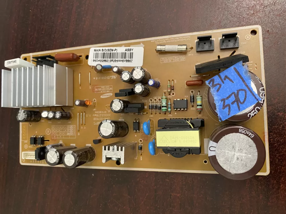 Samsung DA92-00215R Refrigerator Inverter Control Board AZ37098 | BK370