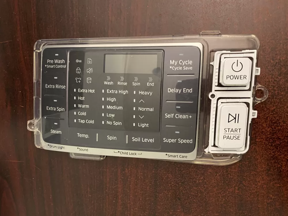 Samsung DC92-01607J  AP6243588  DC94-06643A  DC93-00376D  PS12084833 Dryer UI Control Board
