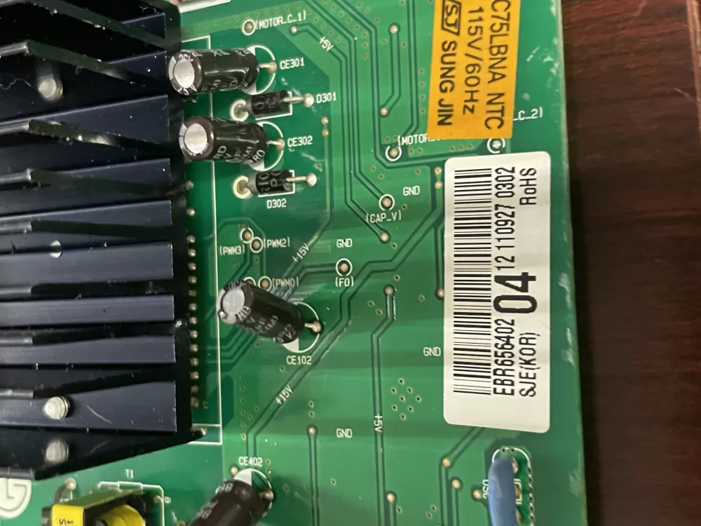 LG Kenmore AP5604149 EBR65640204 Refrigerator Control Board AZ96995 | Wm2030