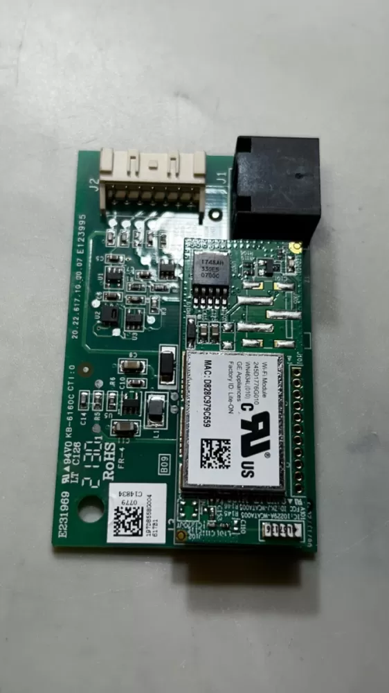 WR55X34645 GE Refrigerator Wi Fi And Humidity Board
