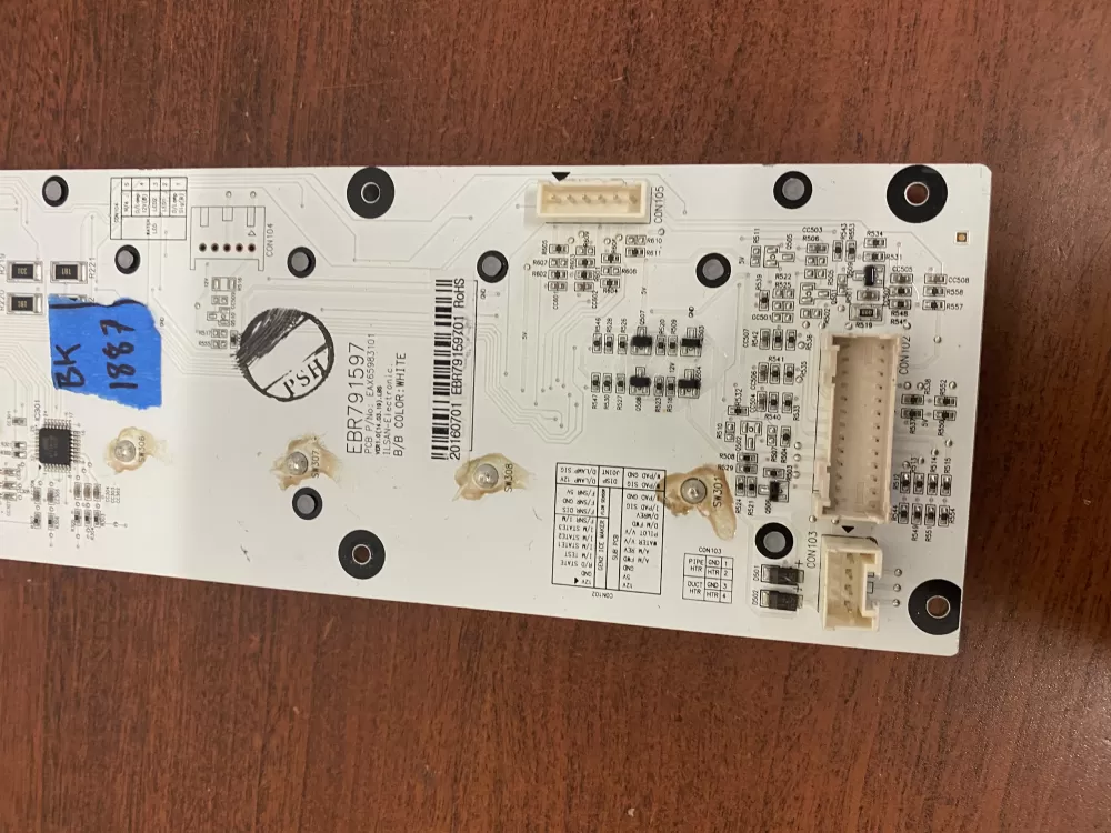 LG EBR79159701 Refrigerator Control Board Dispenser AZ53939 | BK1887