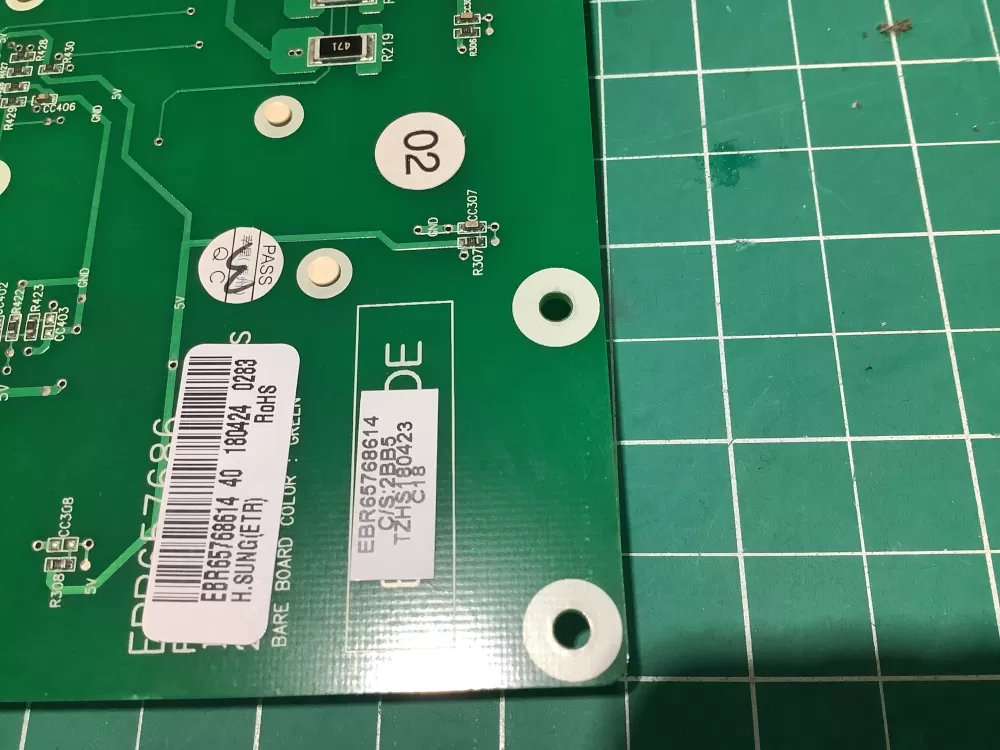 LG EBR65768614 Refrigerator Control Board Dispenser AZ132941 | ZC172