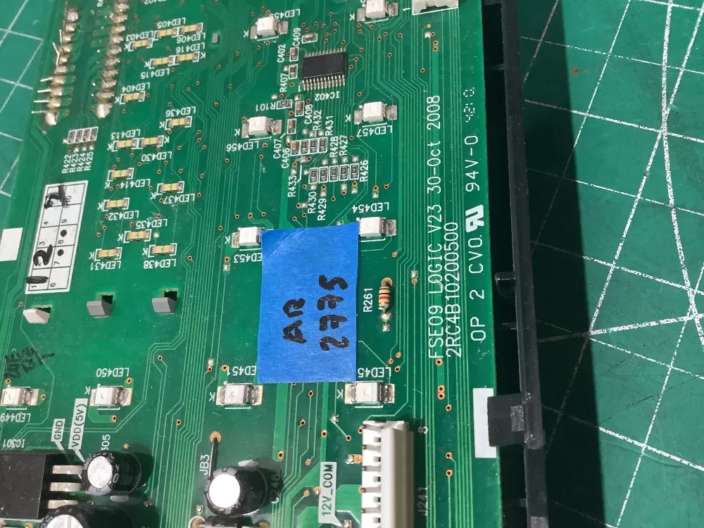 GE WB27T11156 Range Oven UI Control Board AZ199119 | AR2775