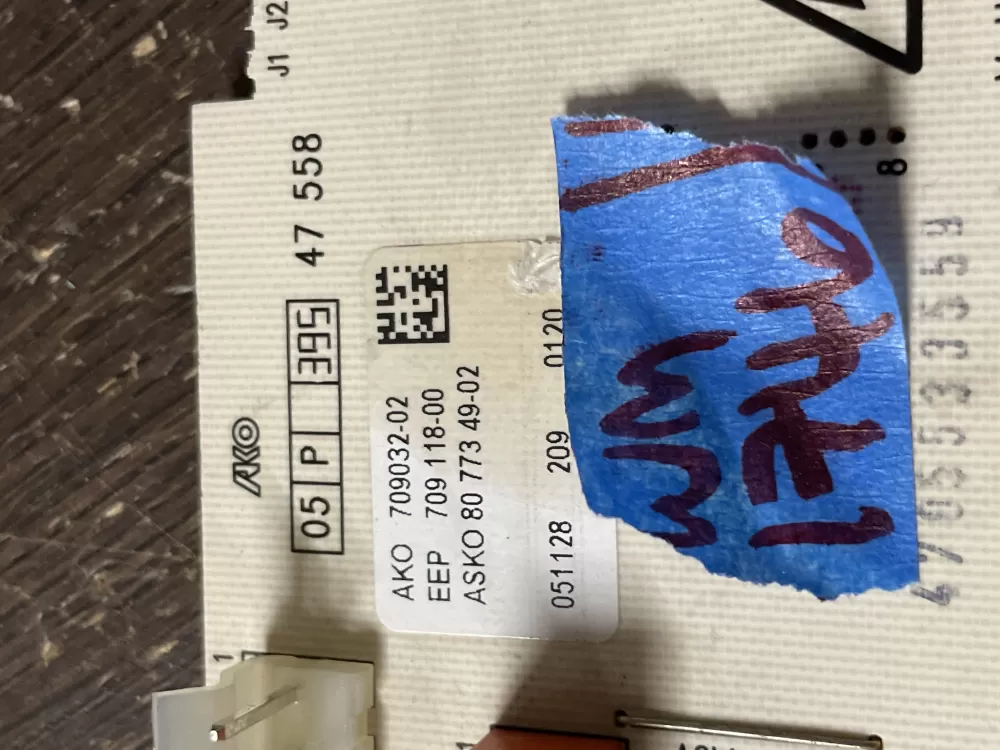 Asko 709032-02 Control Board AZ43025 | Wm1746