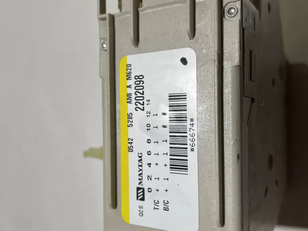 Maytag 2202098 21002232 Washer Timer Control AZ145135 | Wm958