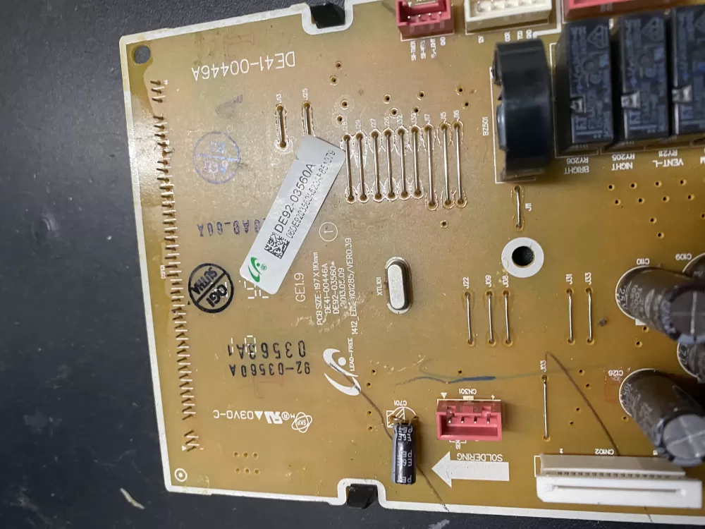 Samsung DE92-03560A Microwave Control Board AZ4045 | BK596