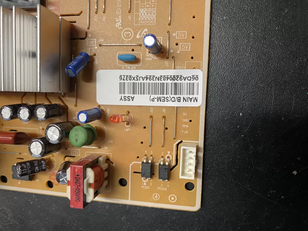 Samsung DA92-00483N Refrigerator Control Board Inverter