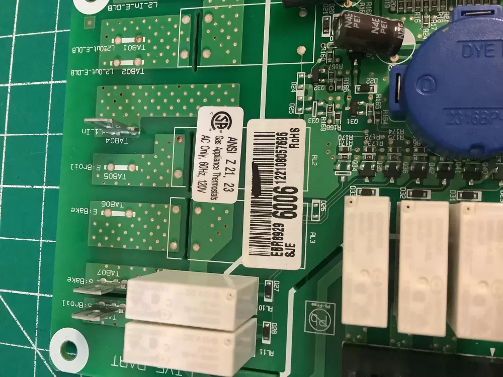 LG EBR89296006 Range Control Board AZ223312 | NR1871