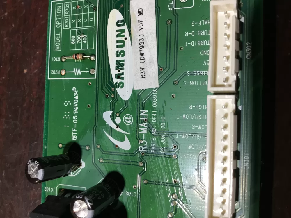 Samsung DE41-00391A Dishwasher Control Board AZ65917 | NR2115