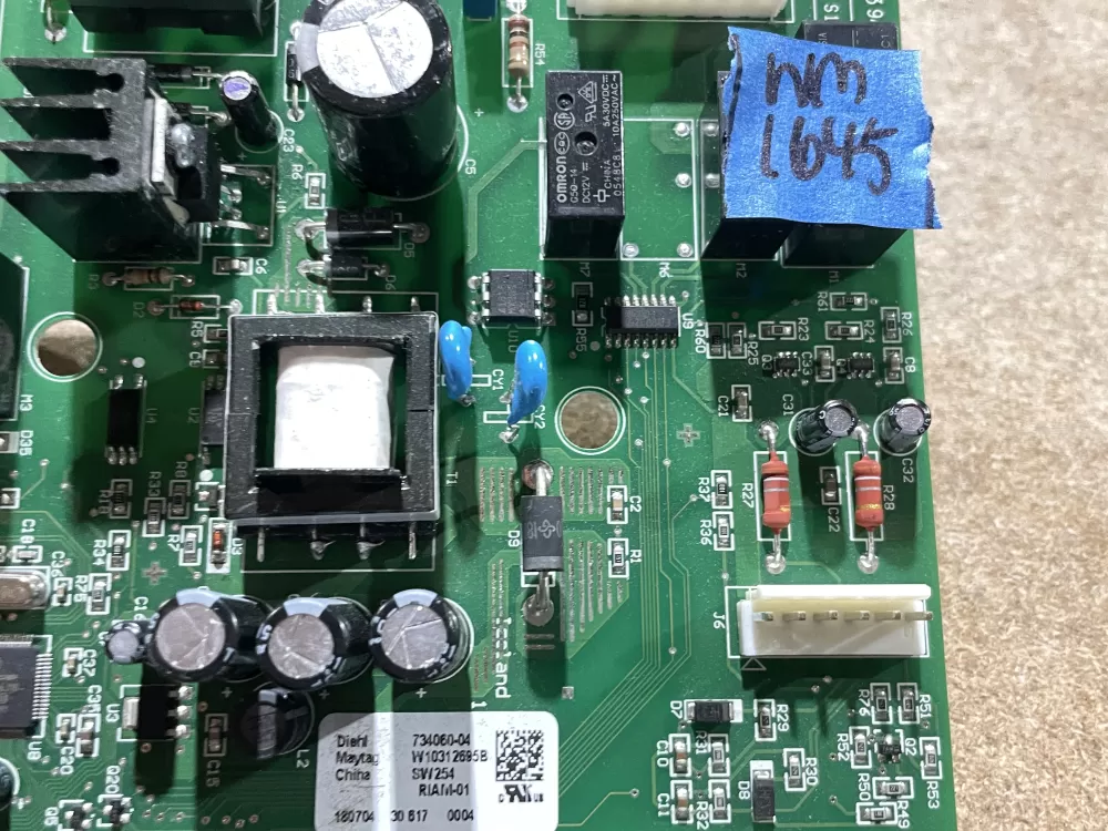 Whirlpool Maytag W10312695B Refrigerator Control Board AZ75585 | Wm1645