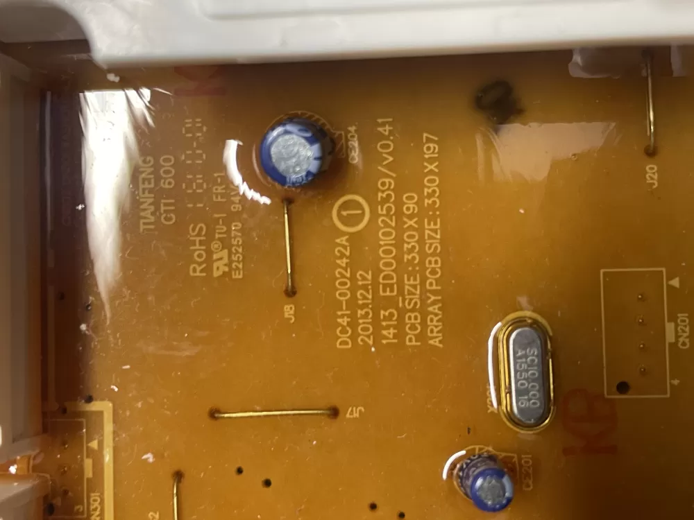 Samsung DC41 00242A Washer Control Board AZ20702 | WMV175