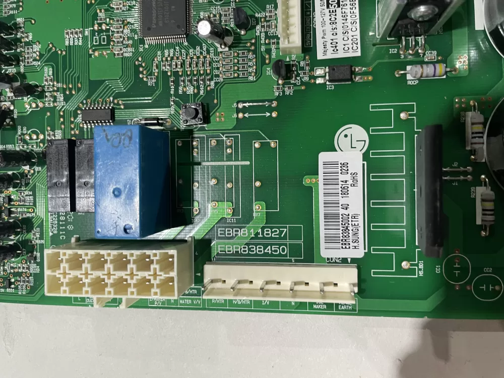 LG EBR83845002 AP6319397 Refrigerator Main Power Control Board AZ155244 | KMV788