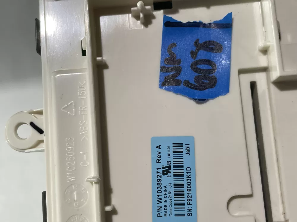Whirlpool W10389271 Dryer Control Board