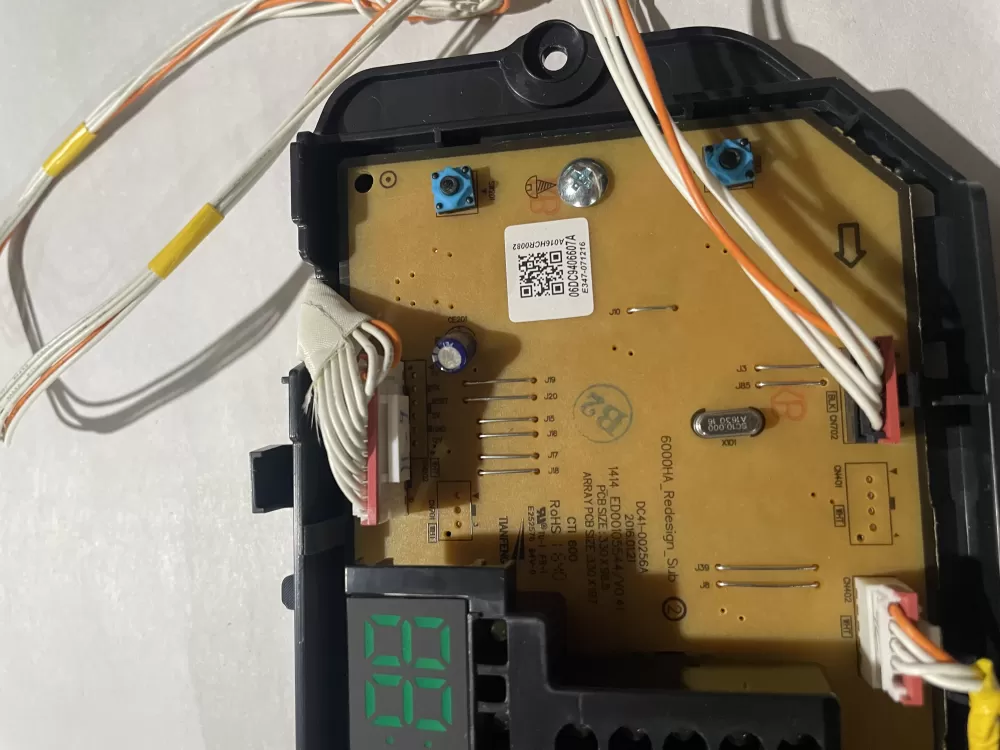 Samsung DC94-06607A Washer User Interface Control Board AZ198225 | KMV850