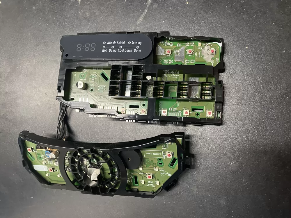 Whirlpool 3407239 3407243 01 02 Dryer LMUI LMUI Control Board AZ24451 | BKV11
