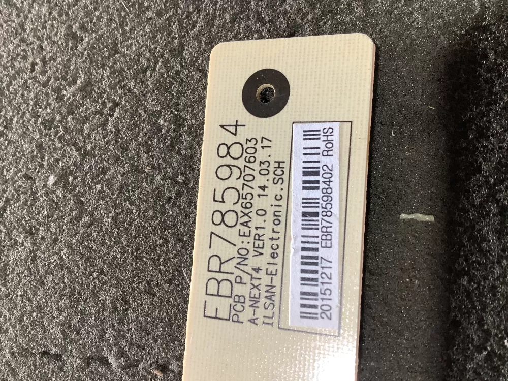 LG REFRIGERATOR CONTROL/DISPLAY BOARD PART # EBR78598402 AZ111749 | NR517