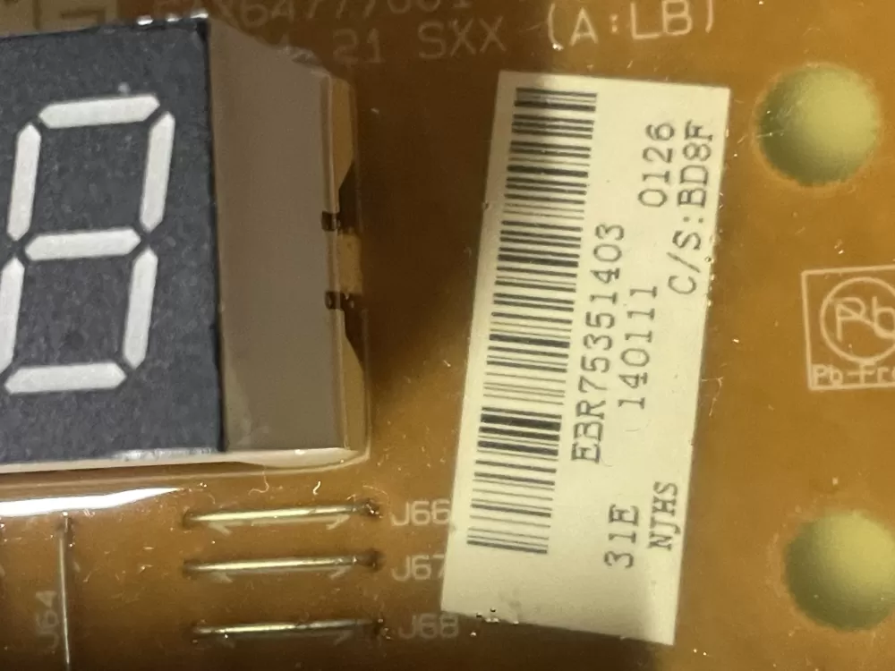 LG Kenmore EBR75351403 Washer Board AZ6292 | Wmv35