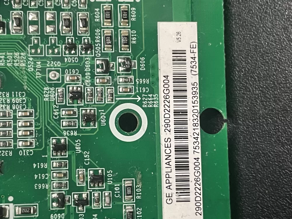 GE 290D2226G004 Washer Control Board AZ12531 | 641
