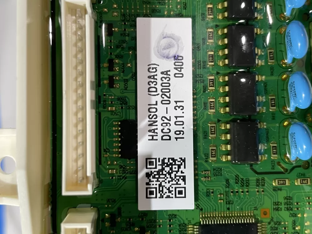 Samsung DC92 02003A Washer Control Board AZ199916 | Wmv879
