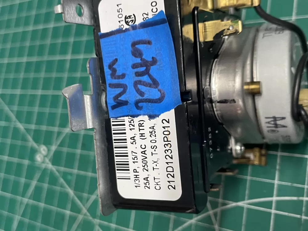 GE 212D1233P012 WE4M364 Dryer Timer AZ203323 | Wm2249