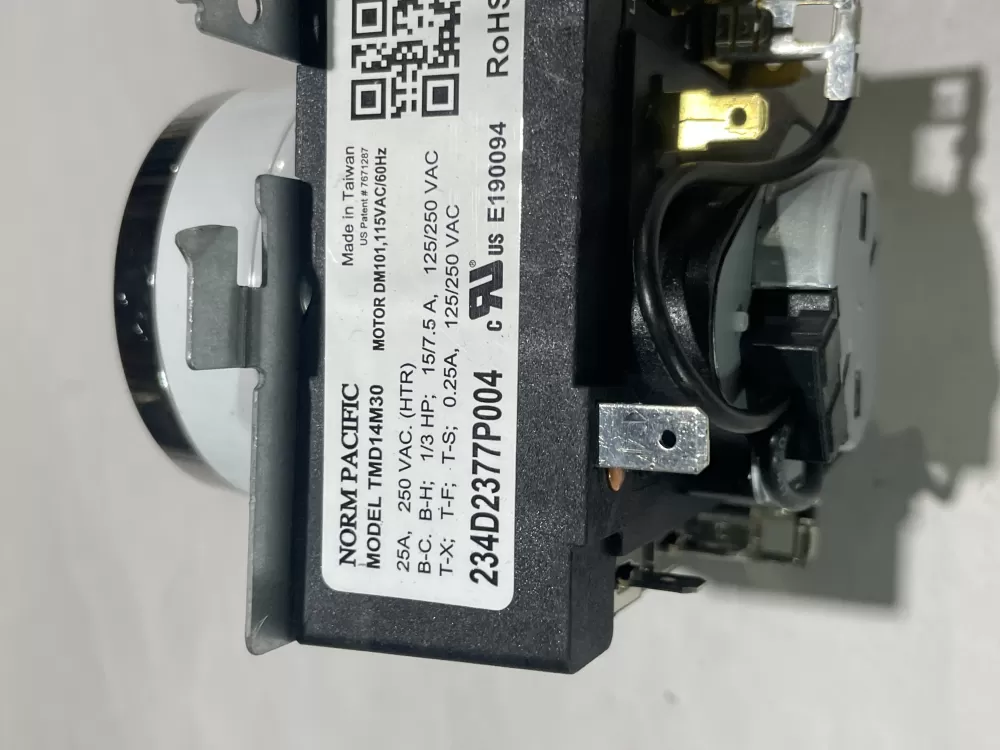 GE WE04X24550 234D2377P004 TMD14M30 Dryer Timer AZ152048 | Wm904