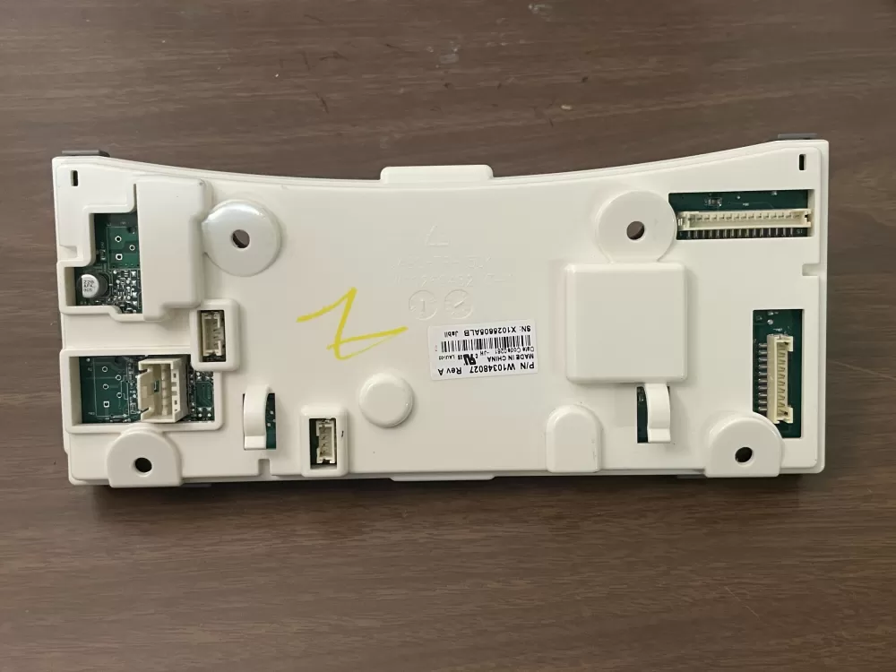 Whirlpool W10604637 Washer Control Board User Interface AZ102086 | Wm899