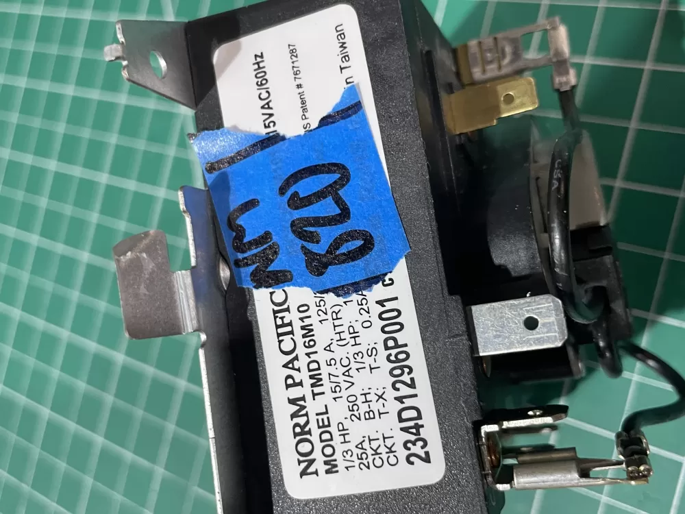 GE TMD16M10 234D1296P001 Dryer Timer AZ190144 | Wm820