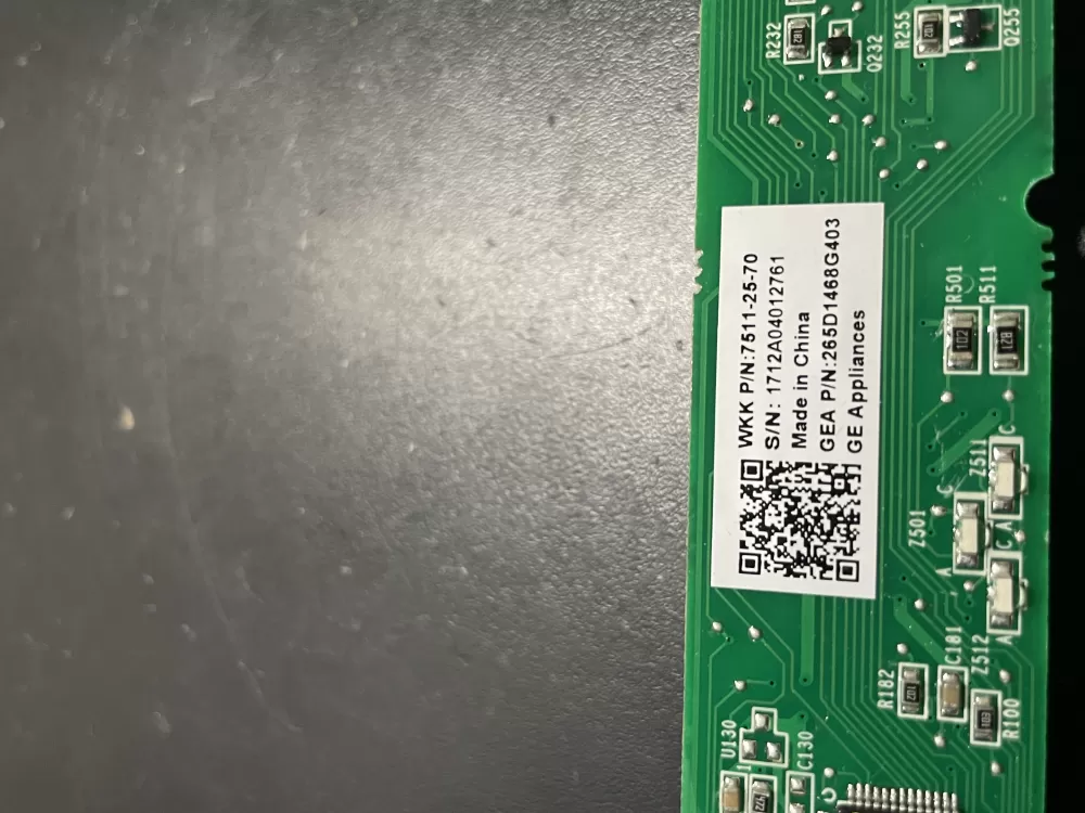 GE 265D1468G403 Dishwasher User Interface Control Board AZ18972 | WM926