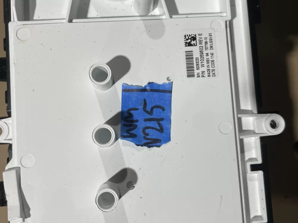 Whirlpool WPW10269602 Washer Control Board Interface AZ88426 | Wmv215