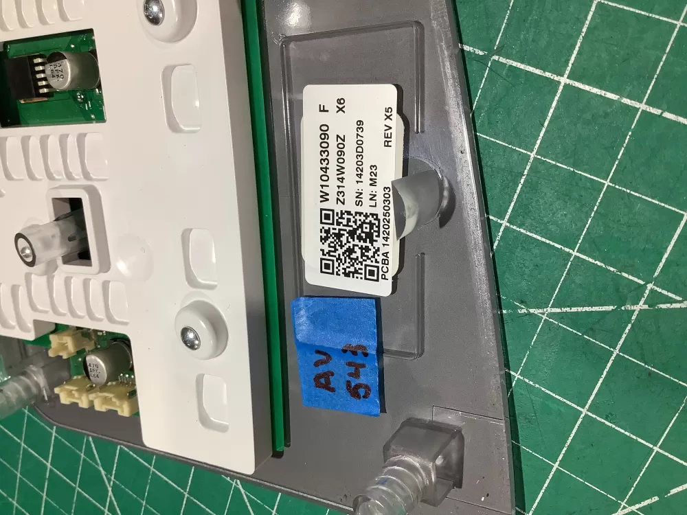 Whirlpool W10433090 W10750481 W10814583 Washer Control Panel AZ185533 | AV543