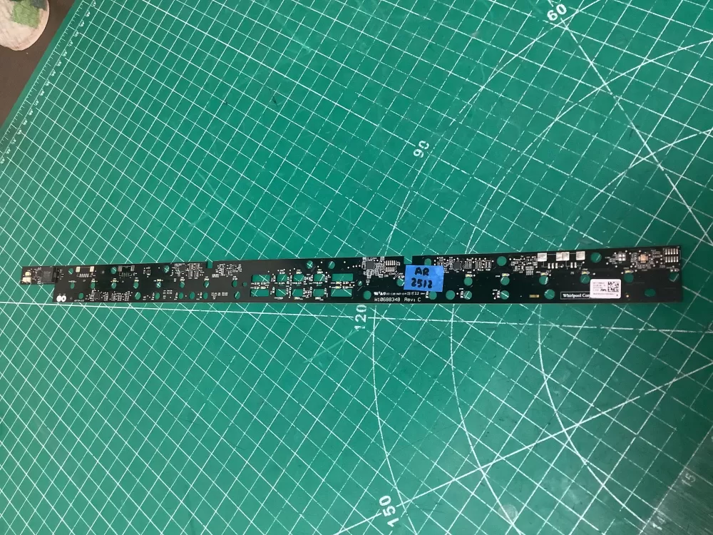 Whirlpool Dishwasher Interface Board Part #W10688348 Rev C AZ227133 | AR2512