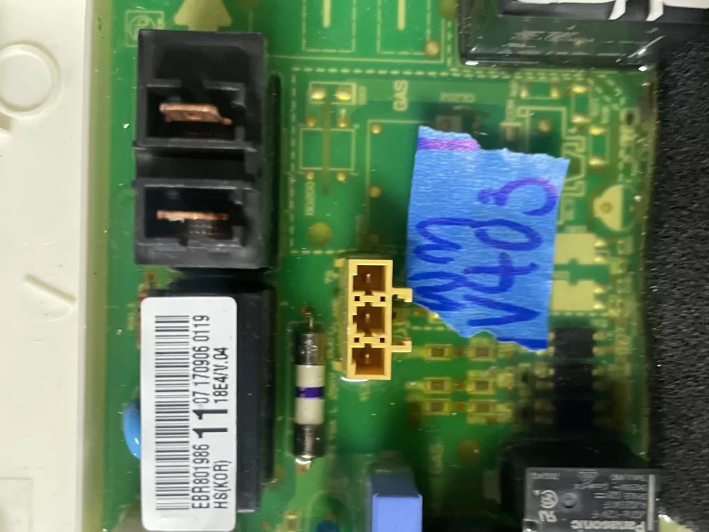 LG EBR80198611 Dryer Control Board AZ40950 | Wmv403