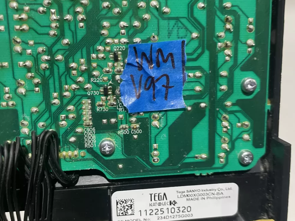 GE 234D1275G003 234D1275G001 Dryer Control Board AZ139832 | Wmv97