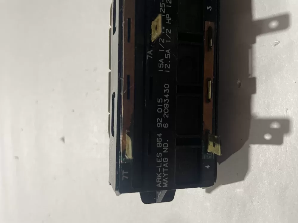 Maytag 62093430 6 2093430 Washer Control Board Button Switch AZ191112 | Wm1186