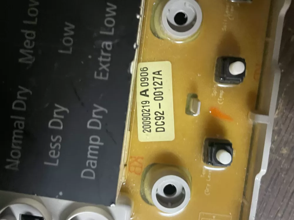 Samsung DC92 00127A Dryer Control Board AZ45513 | Wmv147