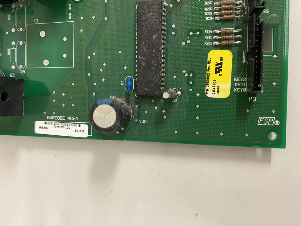 Whirlpool WP8546219 Dryer Control Board AZ188436 | BK473