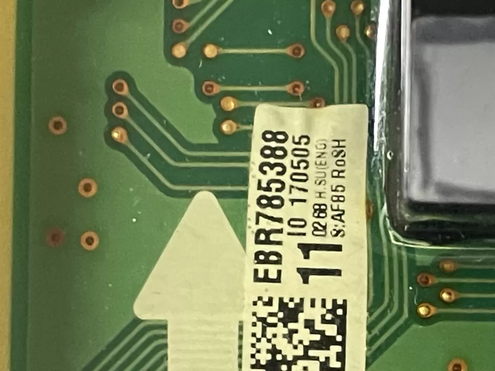 LG EBR78538811 Washer Display Control Board UI Panel AZ9357 | WMV80