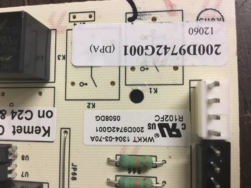 GE EBX1110P002 200D49742G001 Fridge Control Board AZ29935 | NR943