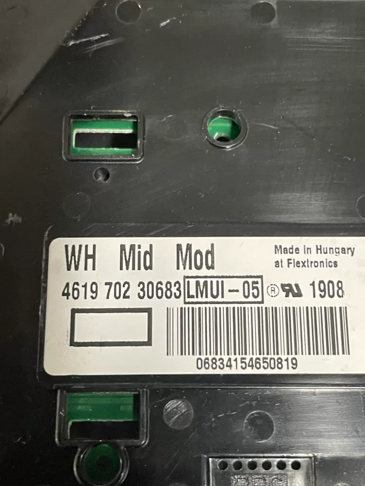 Whirlpool 461970230683 Washer Control Board UI Display AZ22261 | WMV350