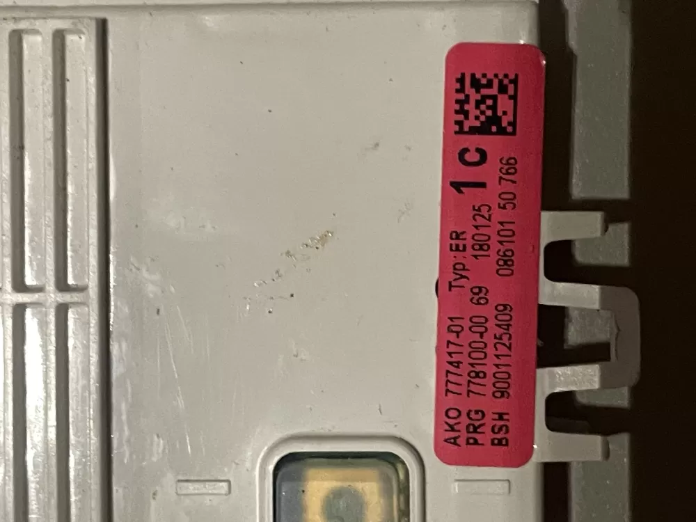 Bosch 777417 01 9001125409 Dishwasher Control Board 90125409 AZ30832 | Wm203